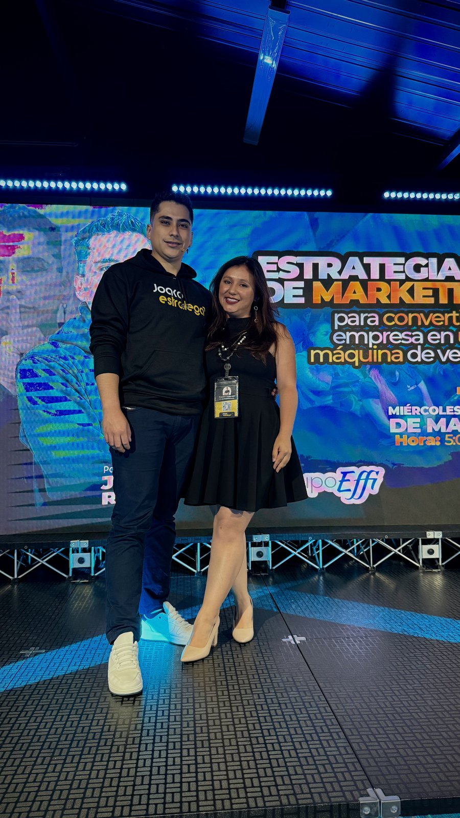 Joako Estratega en evento Feria EFFIX